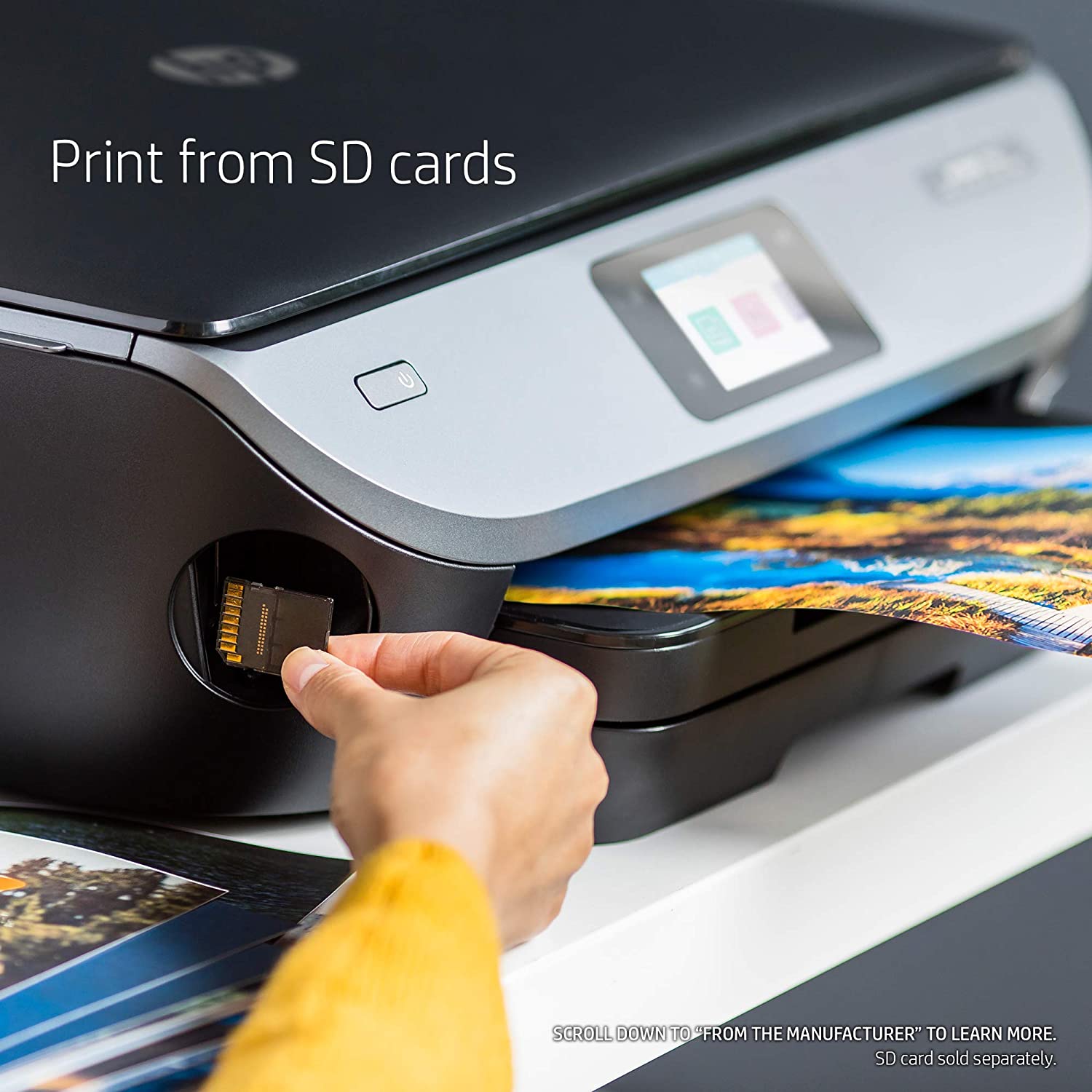 HP Envy Photo 7155 All in One Photo Printer with Wireless Printing, HP Instant Ink or Amazon Dash Replenishment Ready (K7G93A) HP Envy Photo 7155 All in One Photo Printer with Wireless Printing, HP Instant Ink or Amazon Dash Replenishment Ready (K7G93A)